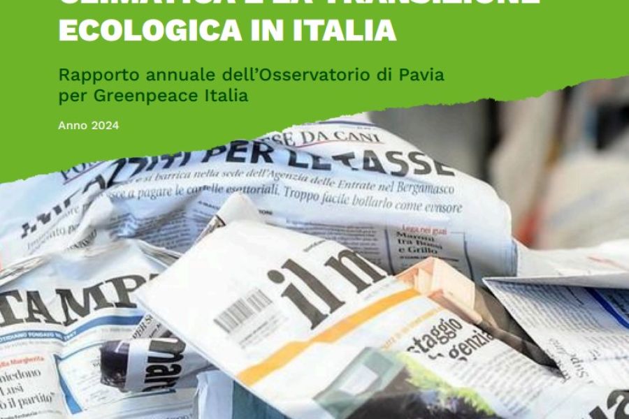 Greenpeace, nell’ultimo anno in Italia dimezzate le notizie dedicate alla crisi climatica